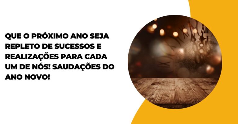 Mensagem De Feliz Ano Novo A Equipe