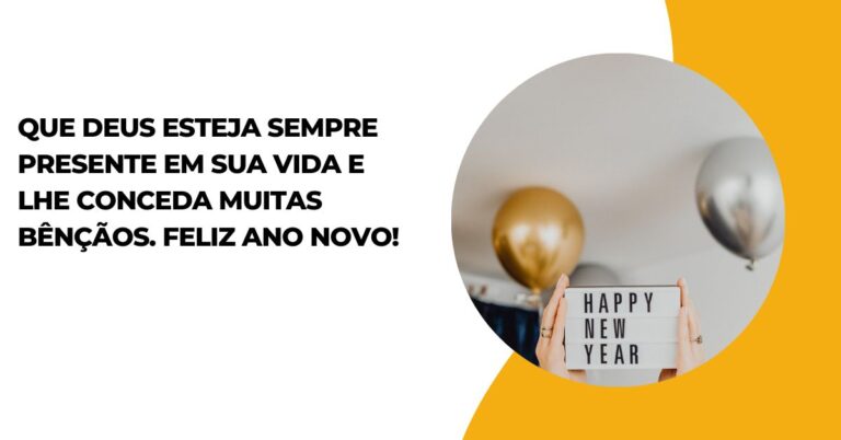 Mensagem De Feliz Ano Novo Abençoado Por Deus