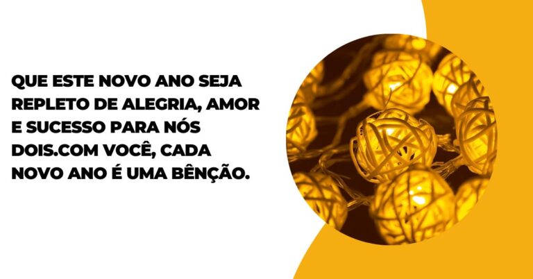 Mensagem De Feliz Ano Novo Amor