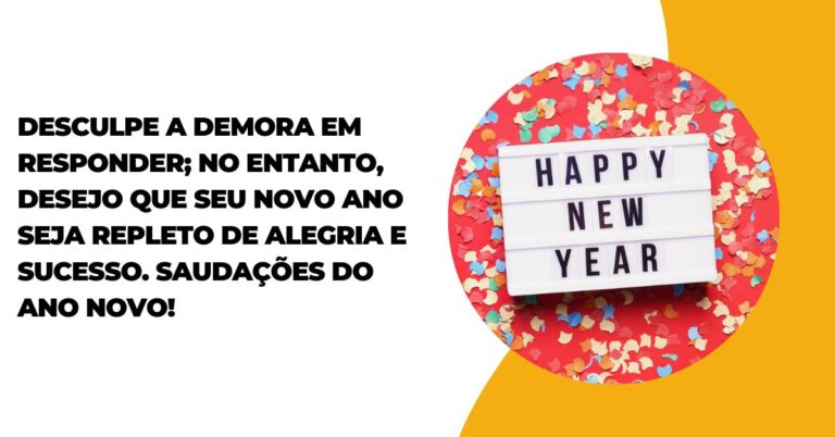 Mensagem De Feliz Ano Novo Atrasado