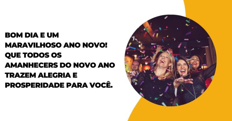 Mensagem De Feliz Ano Novo Bom Dia