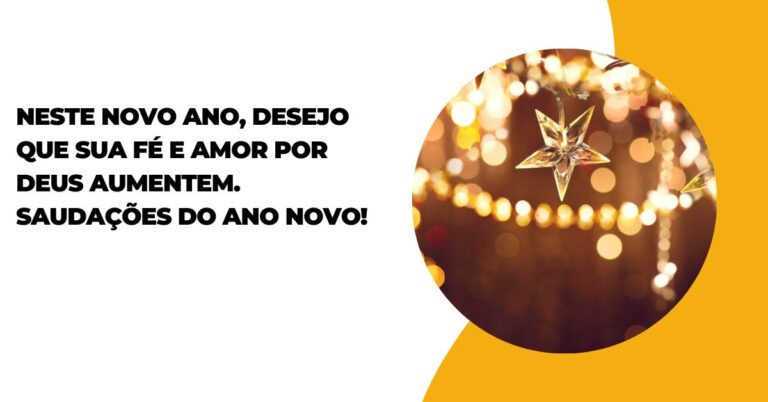 Mensagem De Feliz Ano Novo Cristão