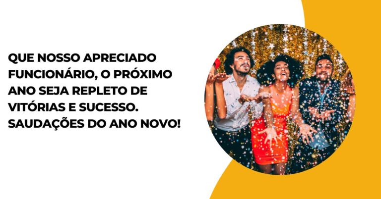 Mensagem De Feliz Ano Novo Para Funcionarios